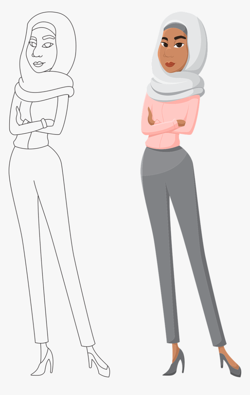 Woman Crossing Hands, HD Png Download