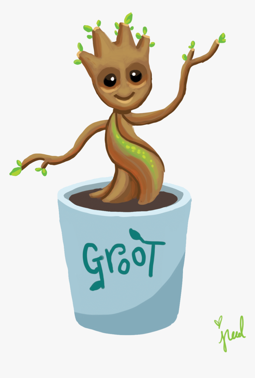 Baby Groot Transparent Background - Baby Groot Image Png, Png Download