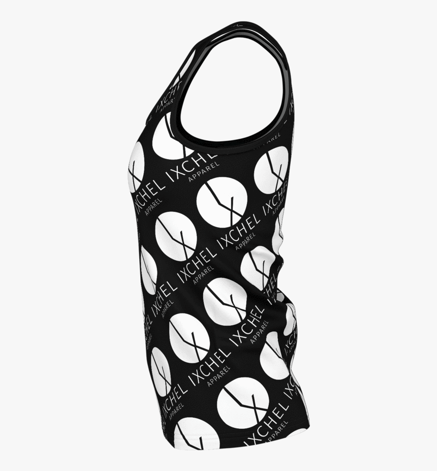 Ixchel Black Tank White Circle - Active Tank, HD Png Download