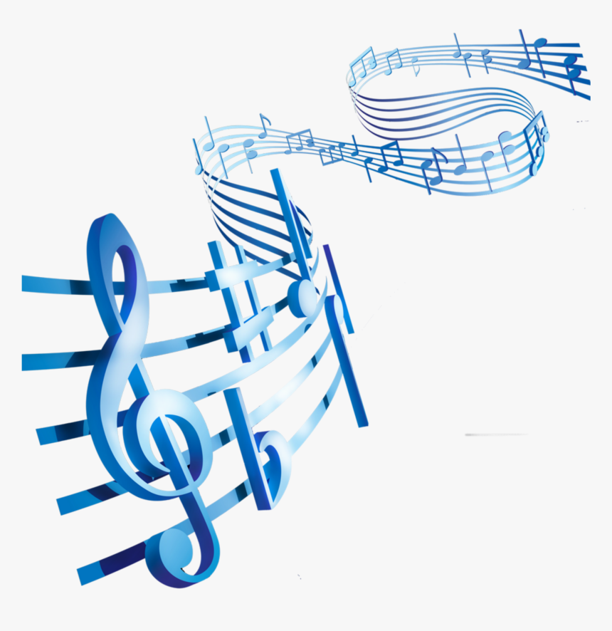 #mq #blue #music #notes #note - Png Blue Music Notes, Transparent Png