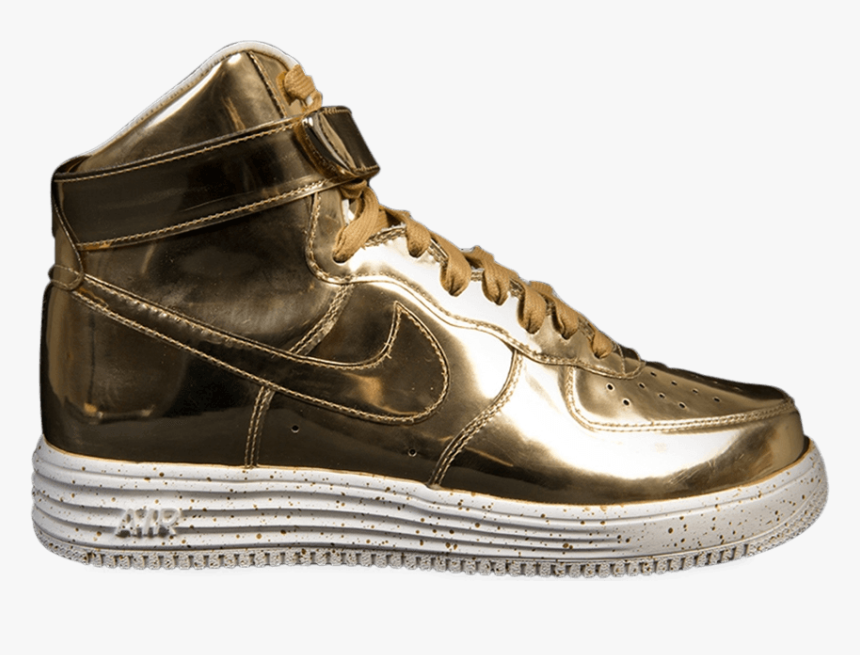 Lunar Force 1 Hi Sp Liquid Gold - Sneakers, HD Png Download