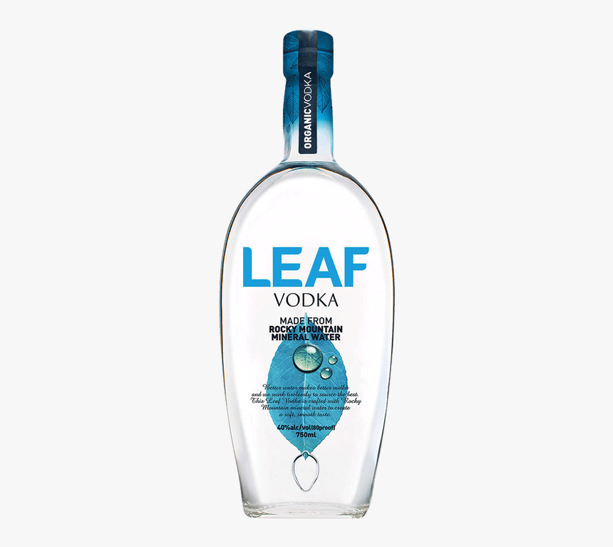 Leaf Rocky Mountain Mineral Vodka - Vodka, HD Png Download