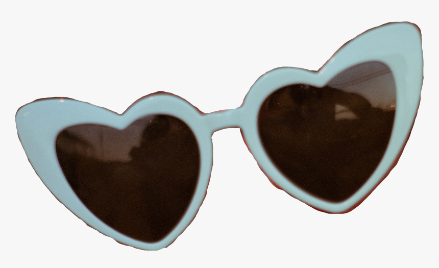 #sunglasses #glasses #heart #shade #sticker - Heart, HD Png Download