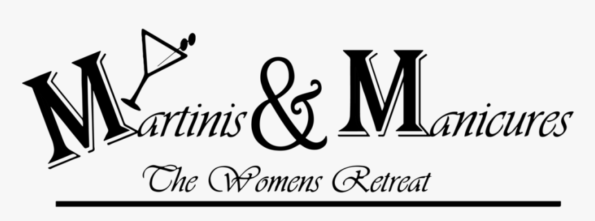 Bw Martinis And Manicures 05 01 - Calligraphy, HD Png Download