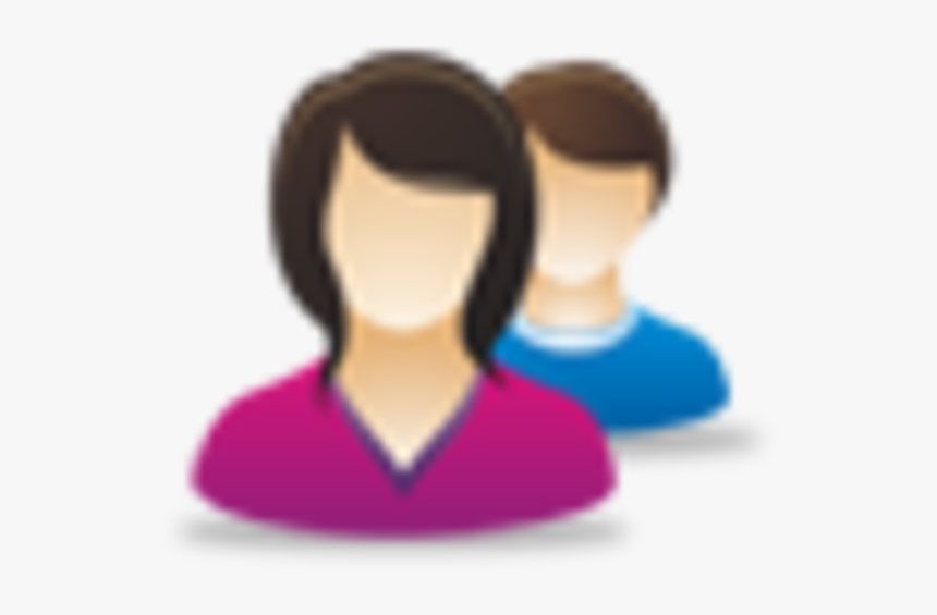 Male And Female Users, HD Png Download