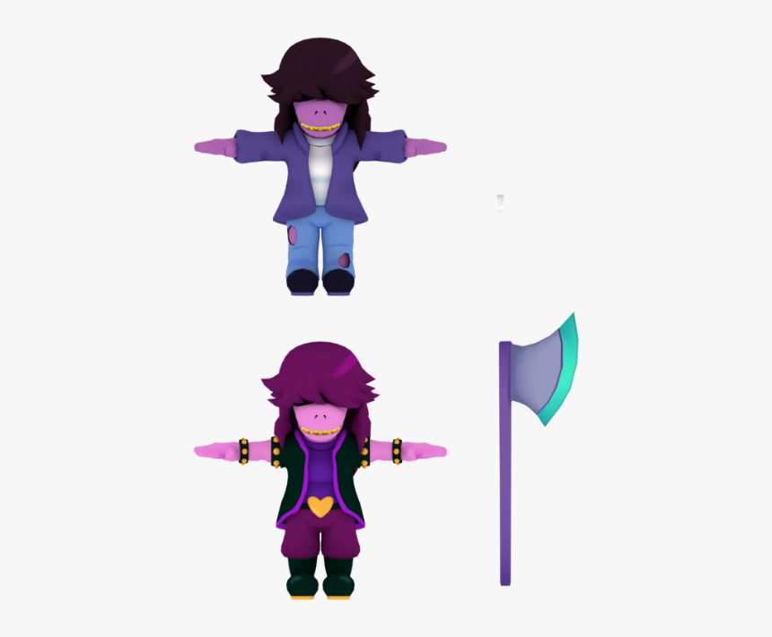 Download Zip Archive - Susie Deltarune Fan Sprite, HD Png Download