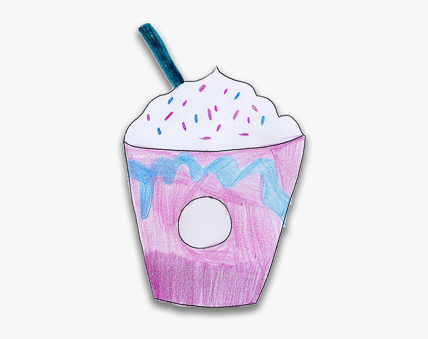 Kawaii Coffee & Beverages Messages Sticker-0 - Ice Cream, HD Png Download