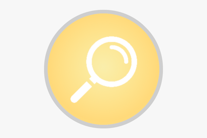 Magnifier With Gradient - Circle, HD Png Download