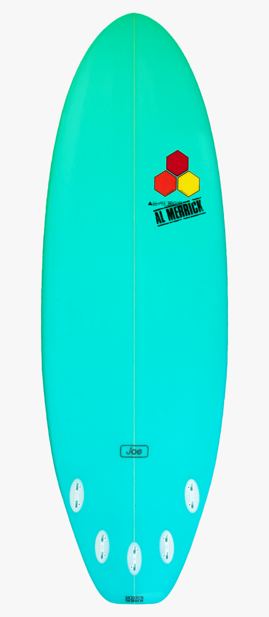 Blue Al Merrick Surfboard, HD Png Download