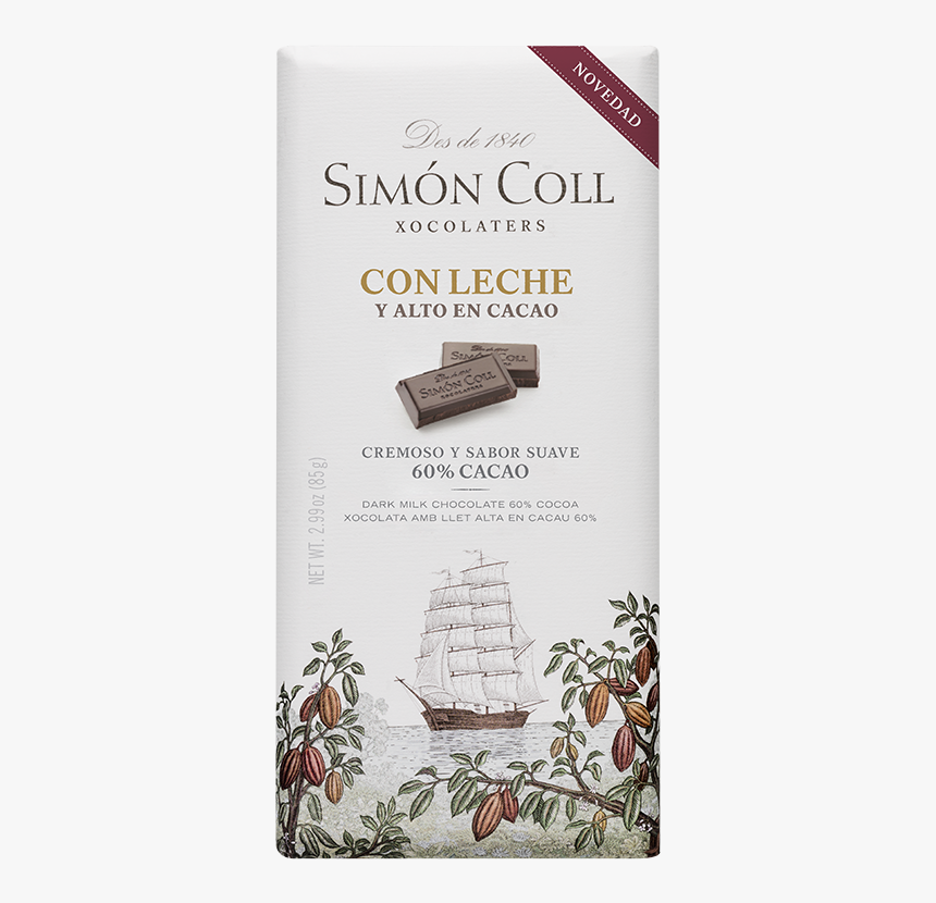 Milk Chocolate 60 Cocoa, HD Png Download