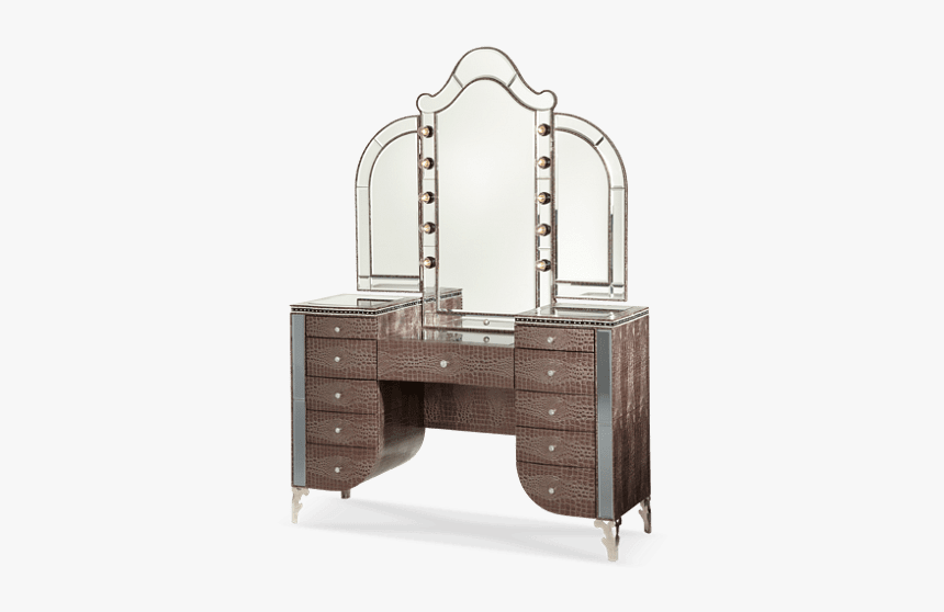 Black Bedroom Vanity, HD Png Download