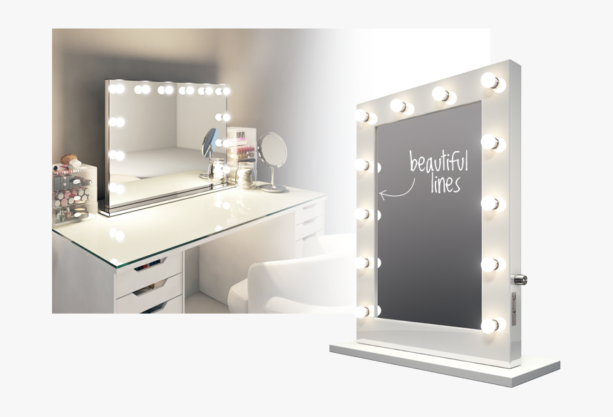 Stunning Design - Miroir Hollywoodien, HD Png Download