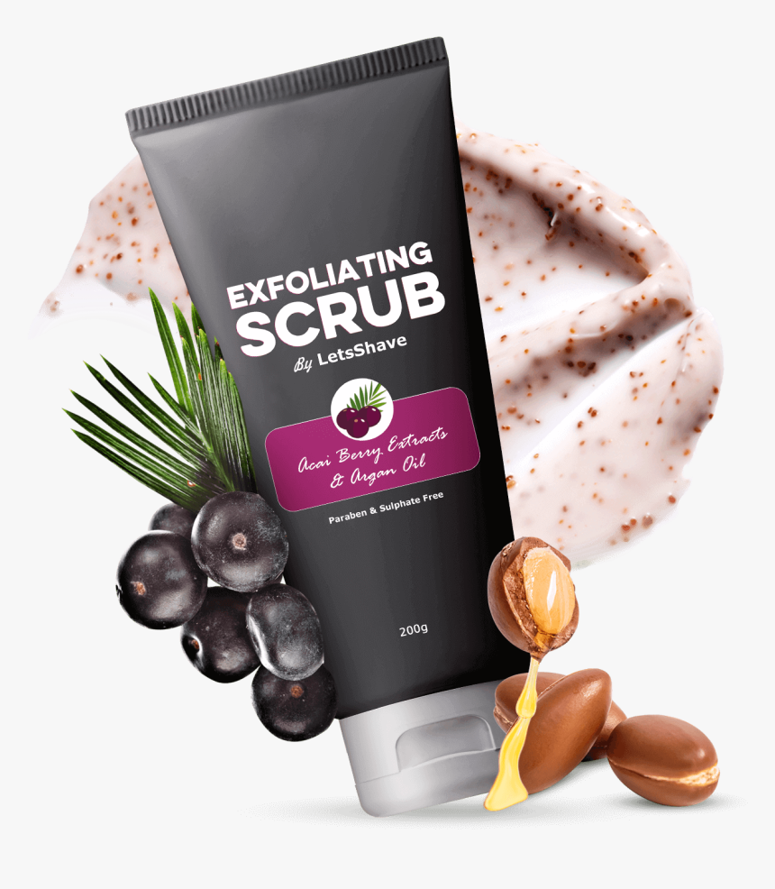 Lets Shave Blackberry And Lavender Exfoliating Scrub, HD Png Download
