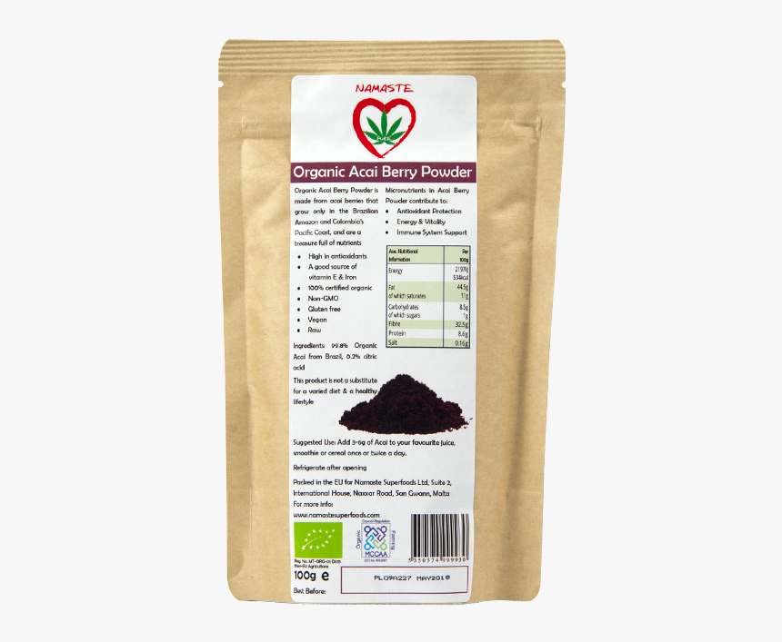 Acai Berry Powder - Superfood, HD Png Download