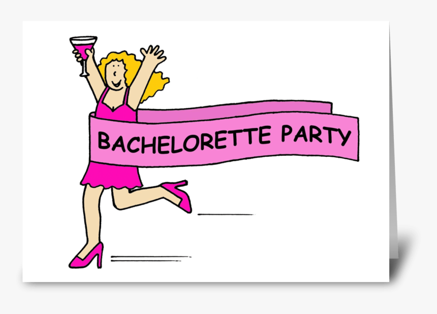 Bachelorette Party Invitation - Girls Night Out Cartoon, HD Png Download