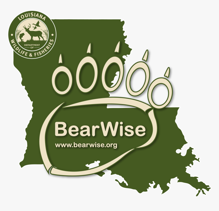 Louisiana Bear Wise Logo - Graphic Design, HD Png Download