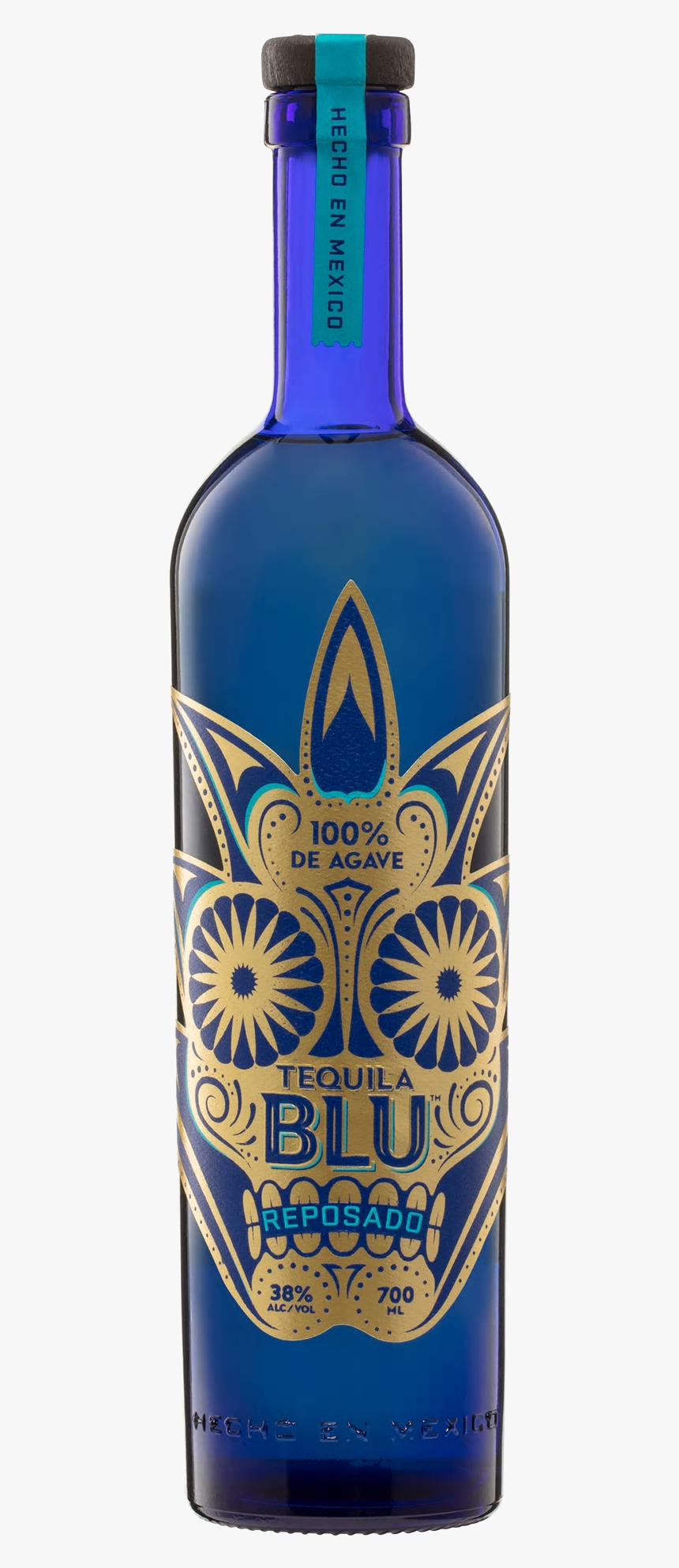 Blue Skull Bottle Tequila, HD Png Download