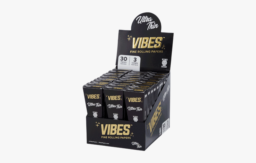 Vibes Cones Box - Vibes Rolling Papers, HD Png Download