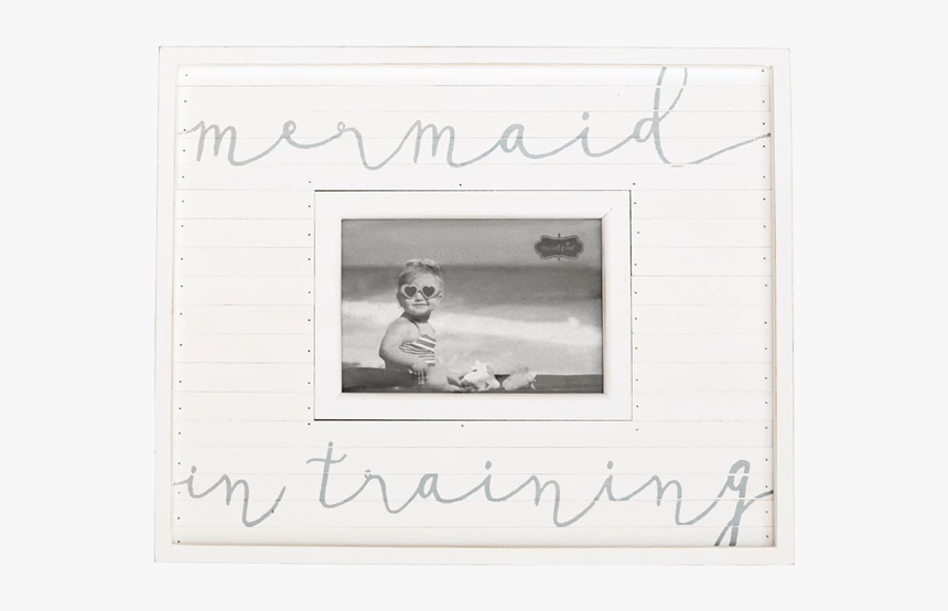 Mermaid In Training Frame Mud Pie, HD Png Download