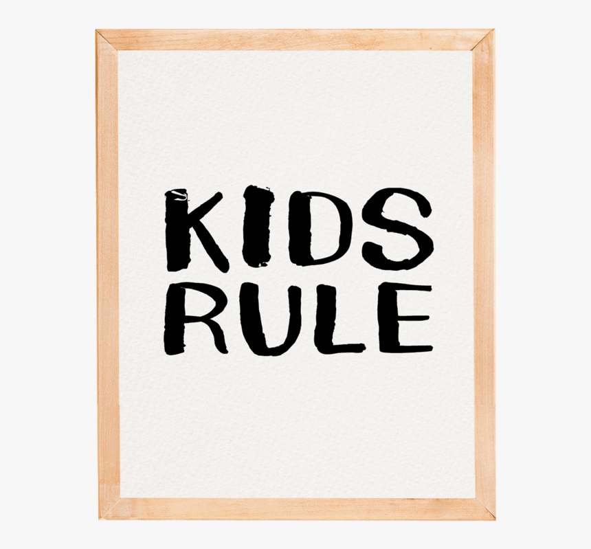 Kidrule Cuadro De Madera Y Vidrio - Plywood, HD Png Download