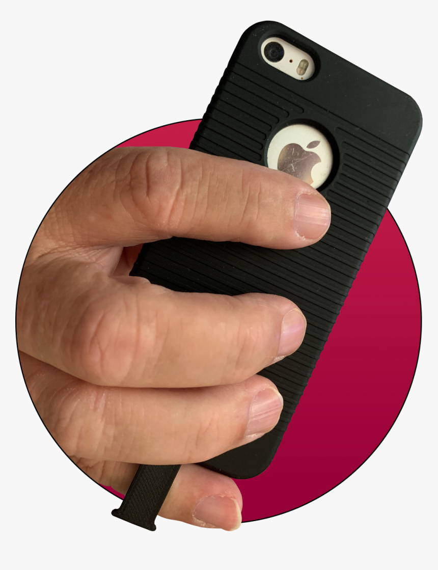 Holding A Phone With A Pinkystick - Panasonic Subwoofer, HD Png Download
