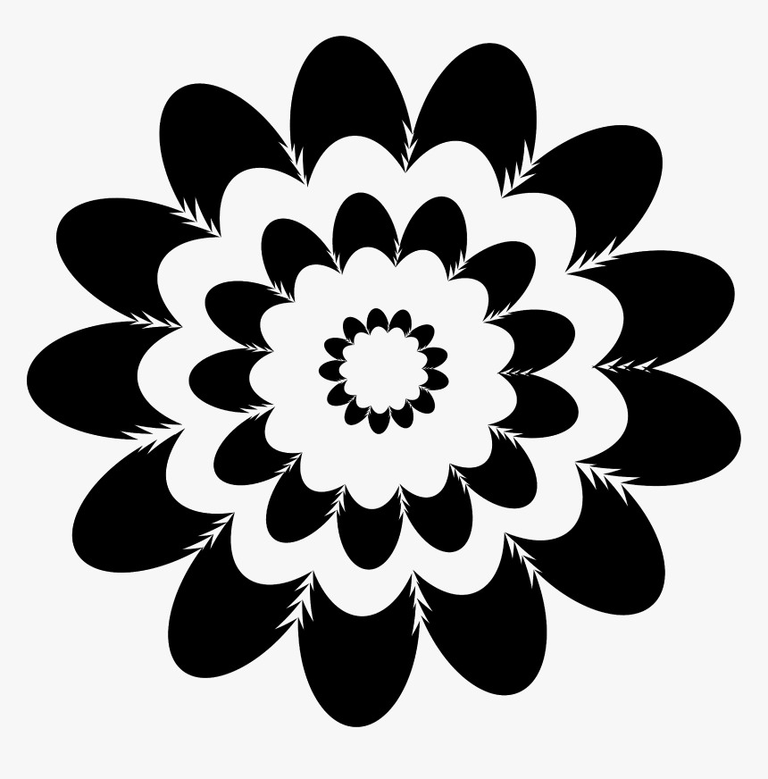 Mandala Flower Clipart Banner Transparent Library Mandala - Illusion, HD Png Download