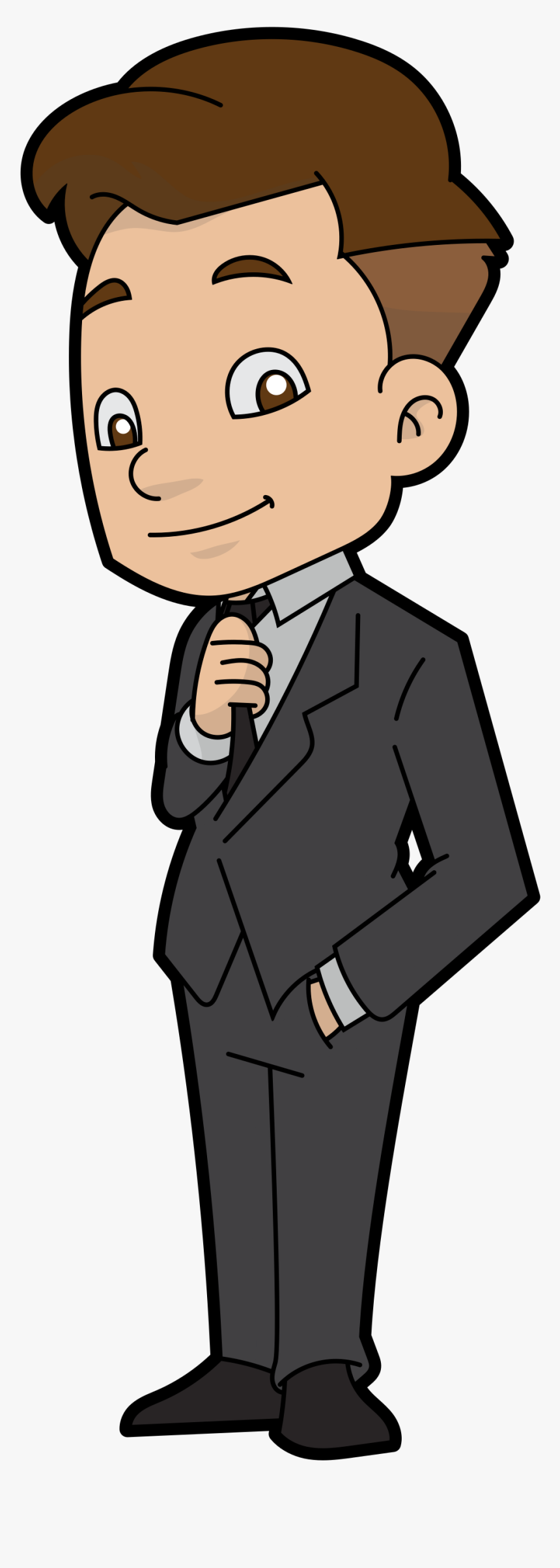 Cartoon Businessman Png, Transparent Png