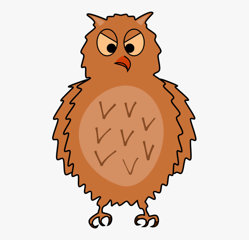 Owl,beak,wildlife - Clip Art, HD Png Download