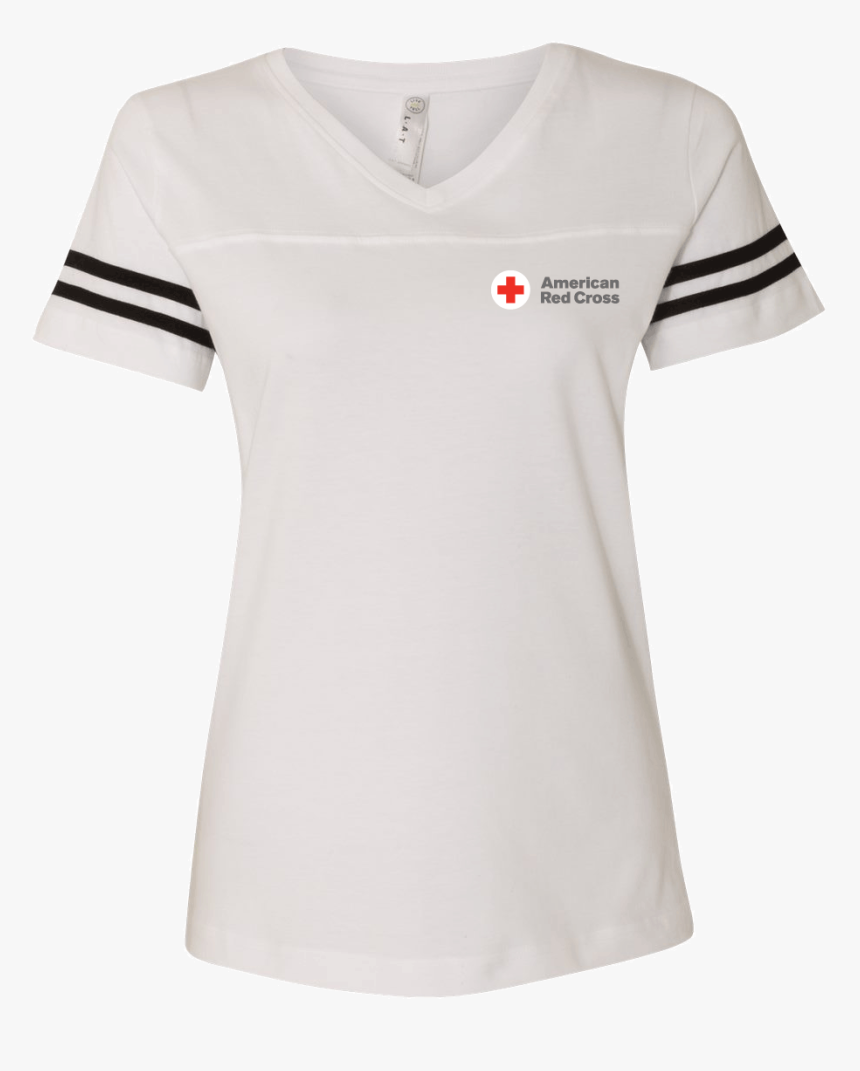 Women S V Neck Football Style Jersey T Shirt - Active Shirt, HD Png Download