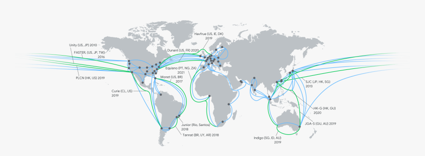 Cloud Cdn Points Of Presence, HD Png Download