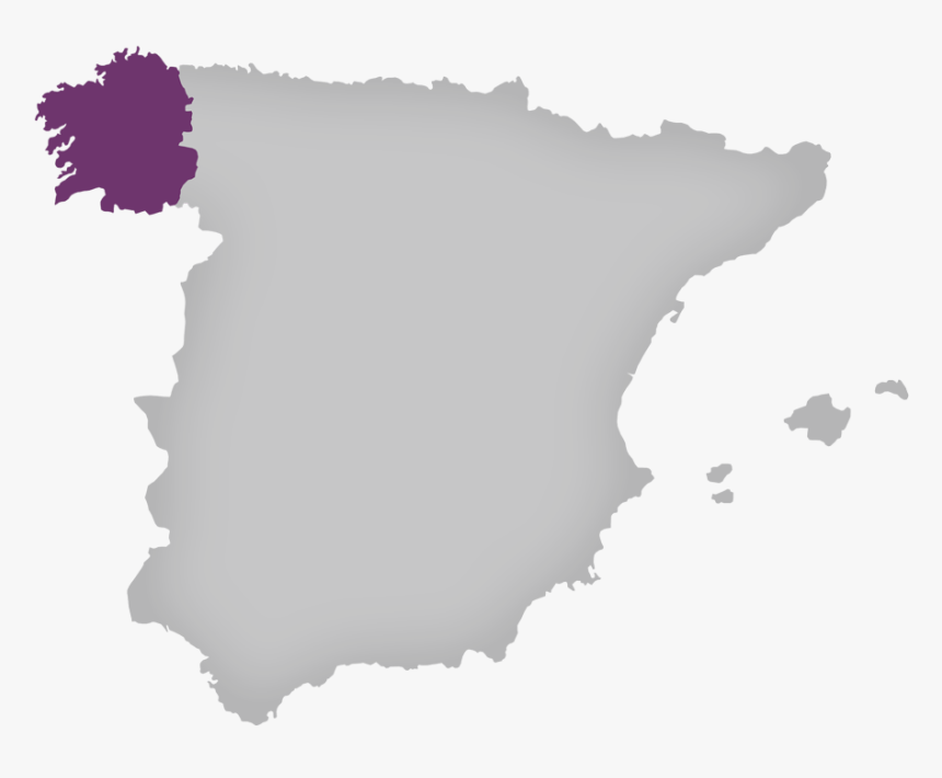 Spain Map Silhouette, HD Png Download