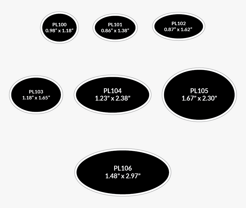 Oval Pewter Labels - Chemin Obligatoire Pour Piétons, HD Png Download