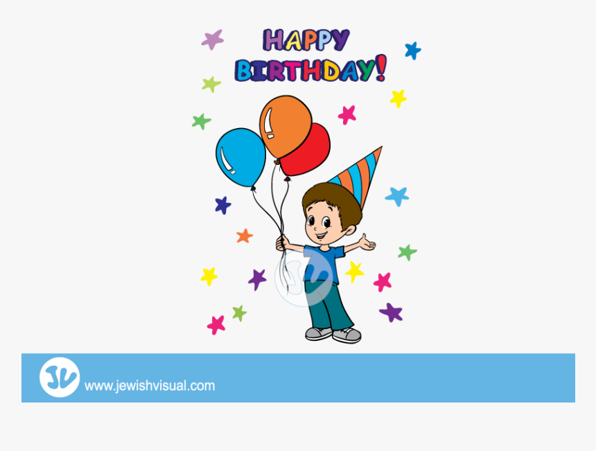 Birthday , Png Download - ציור של ילד יומולדת, Transparent Png