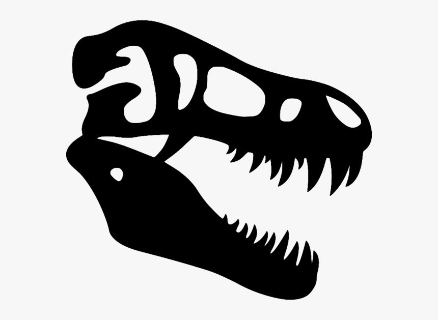 Dinosaur Clipart Skull - Dino Skull Clip Art, HD Png Download
