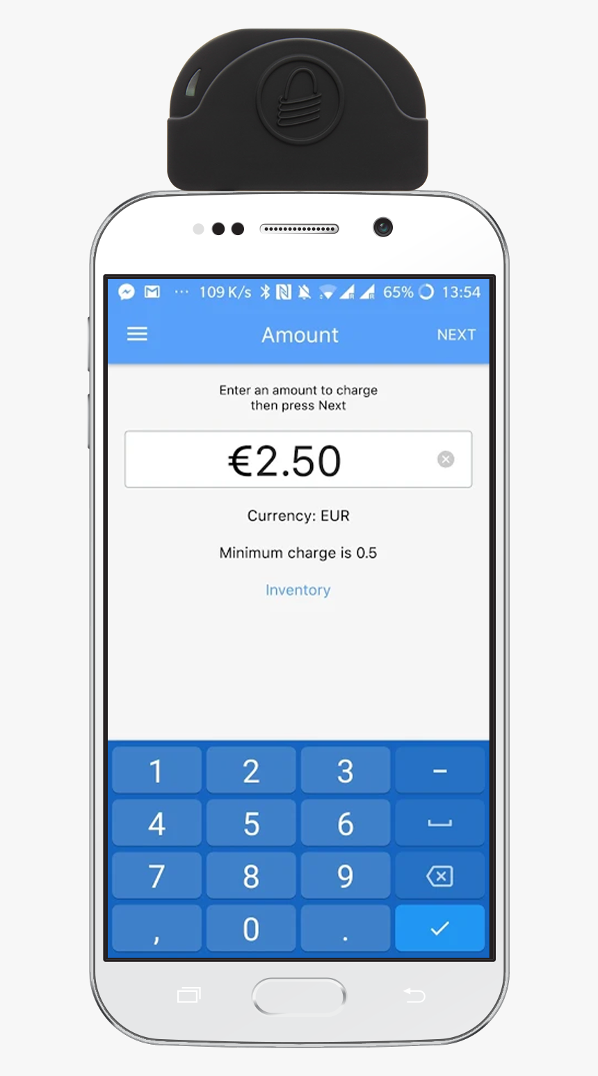 Stripe Credit Card Reader For Android - Smartphone, HD Png Download