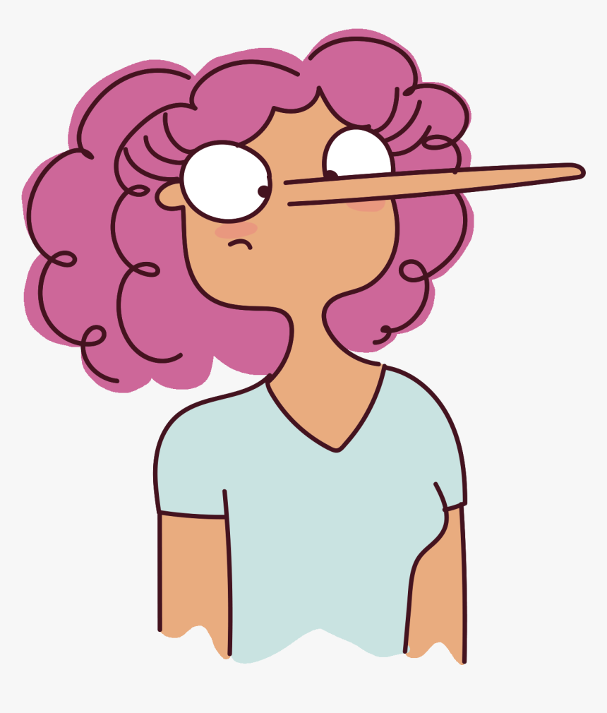 I Would Be Lying If I Said That I Didn T Find It Hard - Cartoon, HD Png Download