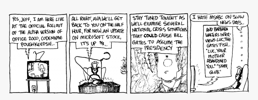 Comic Strip - Msnbc - 5 Stages Of Being A Furry, HD Png Download