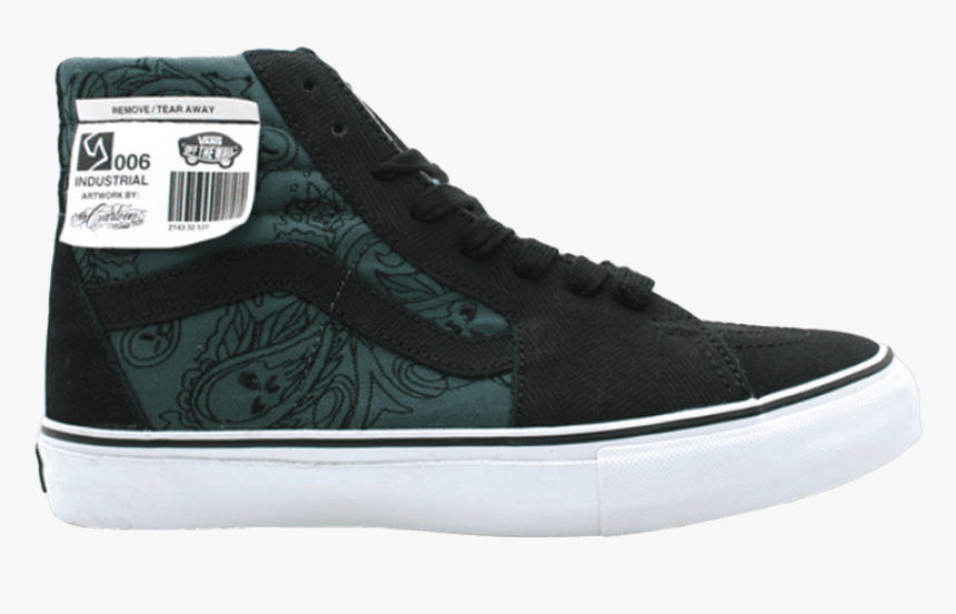 Cartoon X Sk8-hi S Green - Skate Shoe, HD Png Download