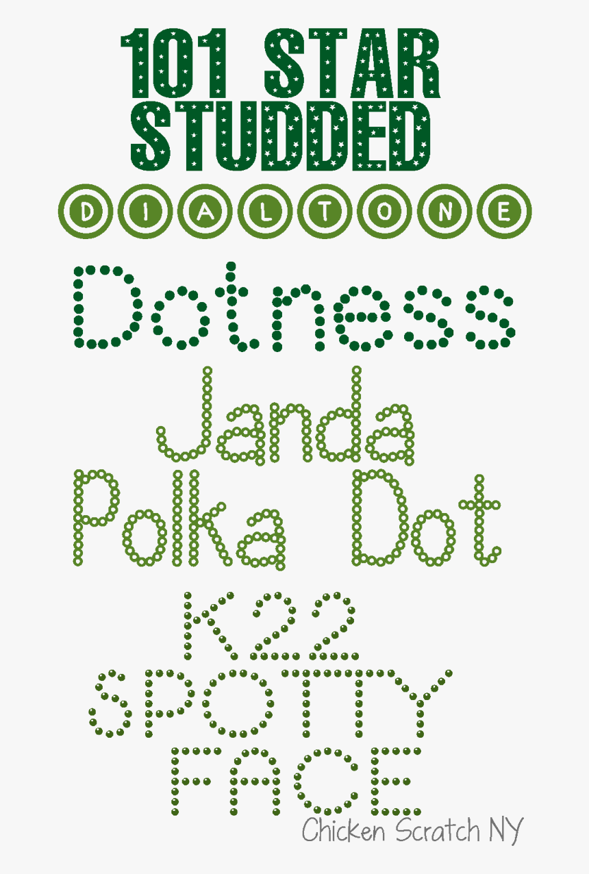 Polka Dot Font, HD Png Download