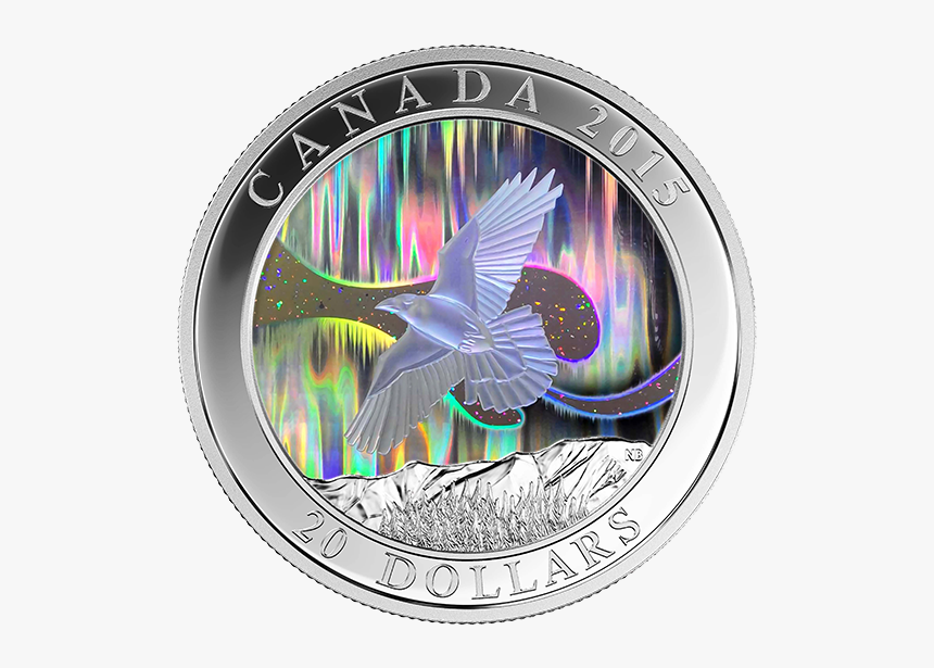 2015 1 Oz - Canada Northern Lights Coin, HD Png Download