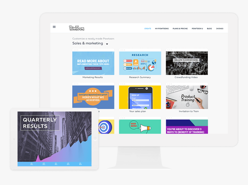 Cambiar El Idioma En Powtoon, HD Png Download