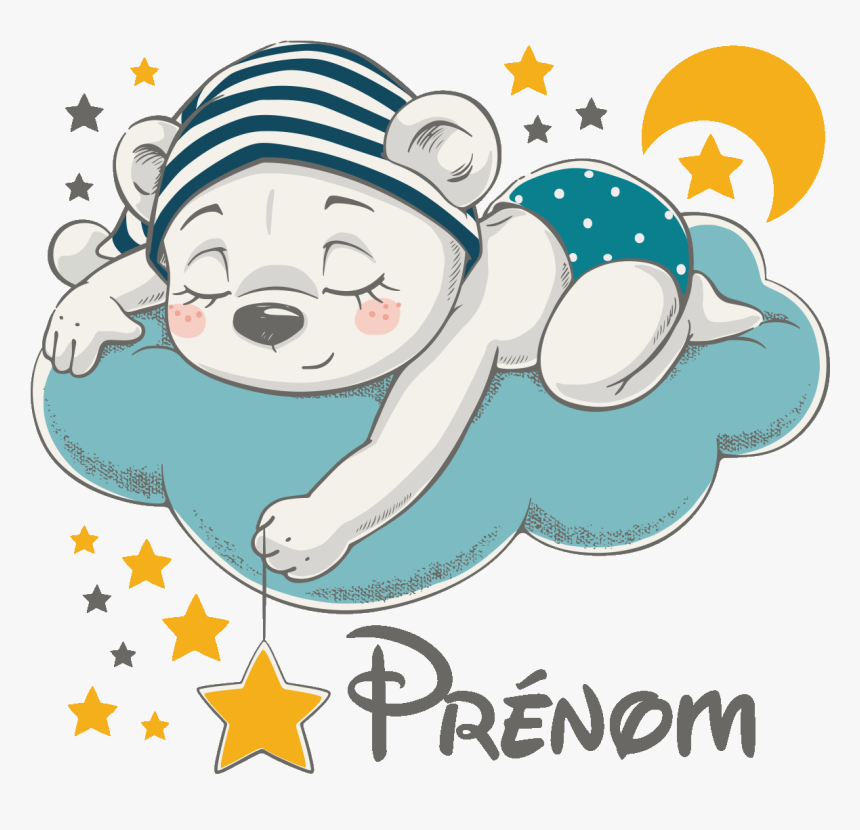 Cute Dreaming Bear, HD Png Download