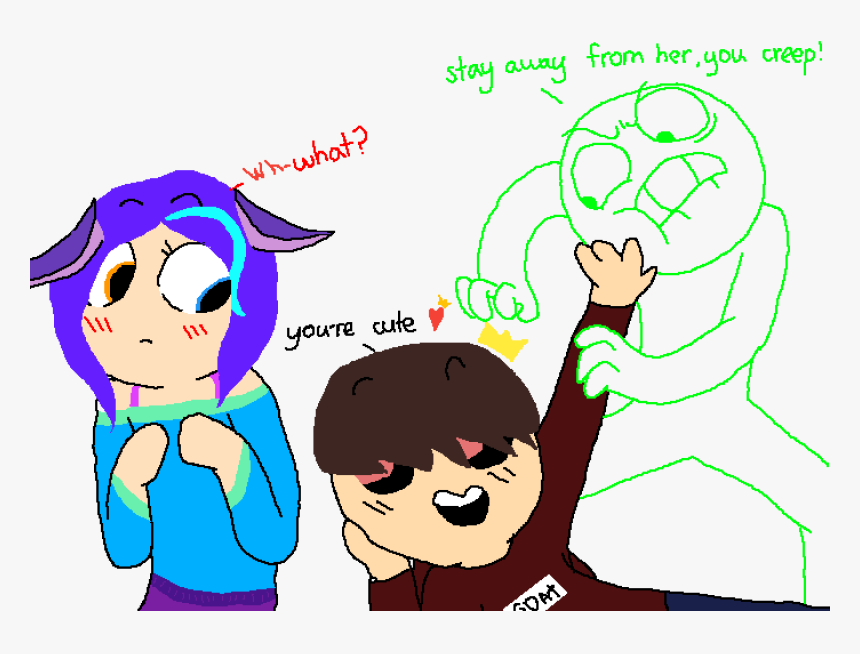 The Little Hearts Crown Tho - Human Girl Base Drawings, HD Png Download