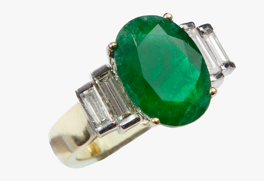 Emerald Ring - Emerald, HD Png Download