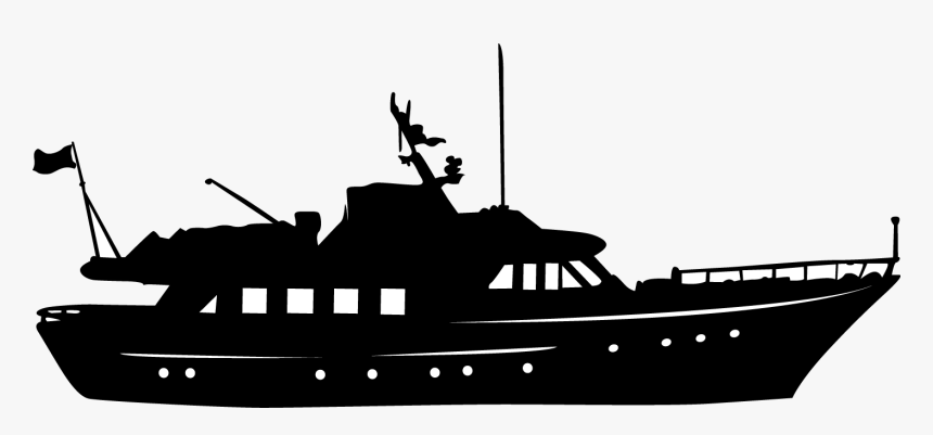 Ship Silhouettes 01 Png - Boat, Transparent Png