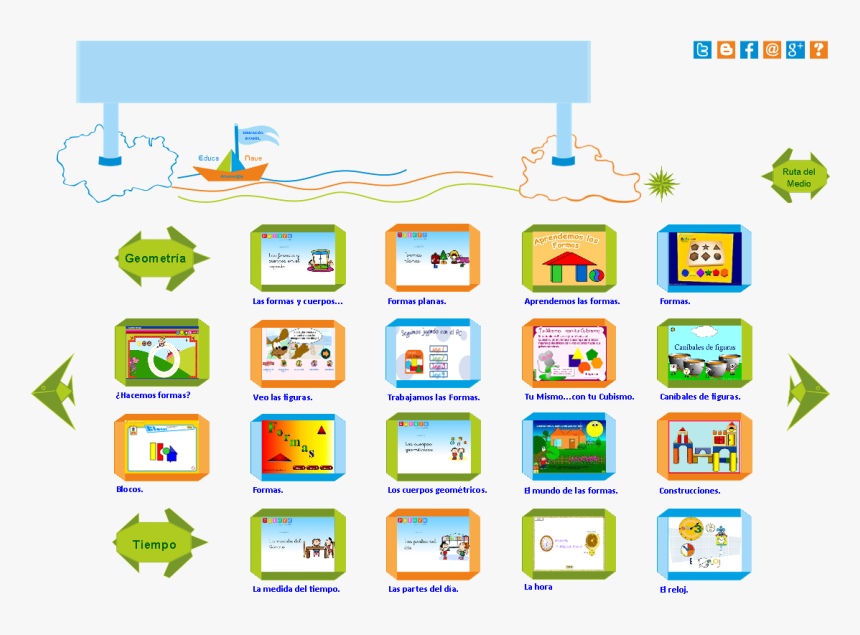 Las Formas Geométricas Y El Tiempo En Educación Infantil - Meses Del Año En Ingles Ilustrados, HD Png Download