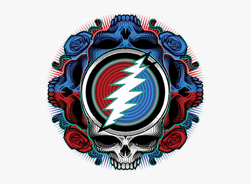 Art Grateful Dead Steal Your Face, HD Png Download