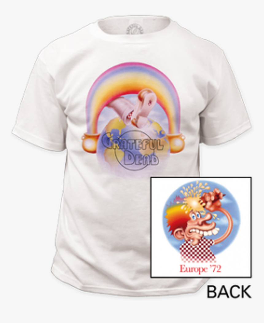 Image For Grateful Dead Europe 72 T-shirt - Grateful Dead Europe 72, HD Png Download