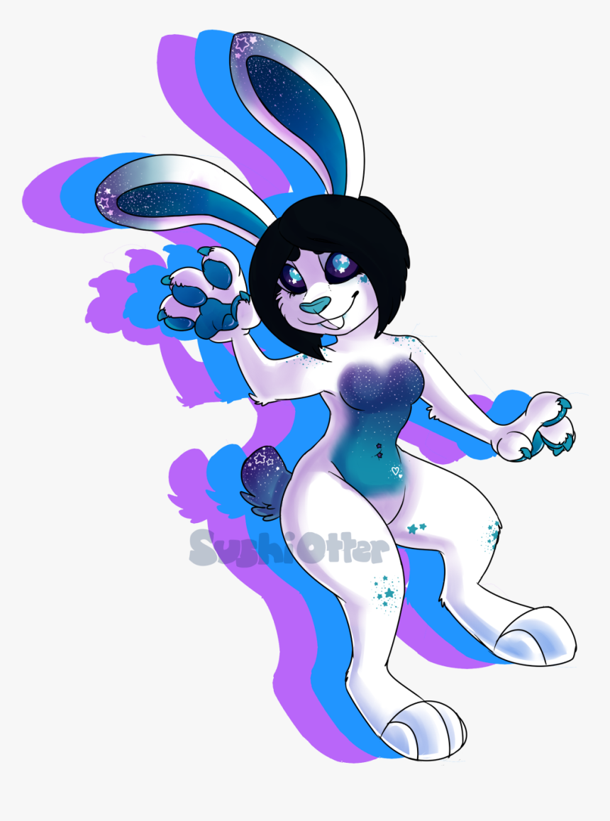 - - Galaxia Bunny - - {at} - Cartoon, HD Png Download