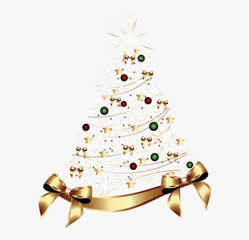 Gold Christmas Tree, Christmas Themes, Christmas Cards, - Transparent Christmas Tree Light Png, Png Download